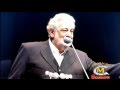 PLACIDO DOMINGO CON EL MARIACHI CALICANTO CONCIERTO MOVITAR ARENA 2014