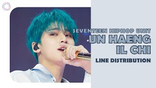 SEVENTEEN (세븐틴) HIPHOP UNIT - 언행일치 (UN HAENG IL CHI) (Concert Version) | Line Distribution