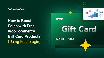 How to Boost Sales with Free WooCommerce Gift Card Products (Using Free plugin)
