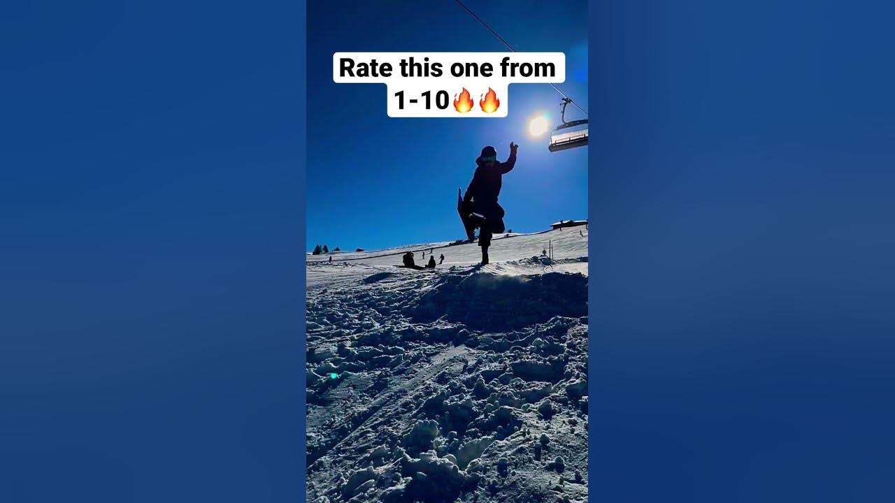 Nice freestyle snowboarding trick🔥 🏻 shorts freestyle snowboarding 