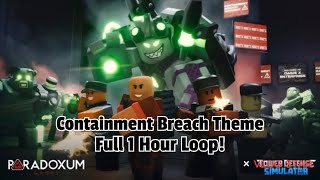 Tower Defense Simulator - Containment Breach OST 1 Hour Loop(Intermediate Mode)!