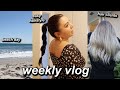 HAIR CLIENTS, BEACH DAY, EASY HAIRSTYLE &amp; MORE | WEEKLY VLOG