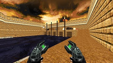 T64 Weapons - Turok In Doom : Port Of Adia - Dual Energy Pistols Upgrade | Doom Mod | 4K