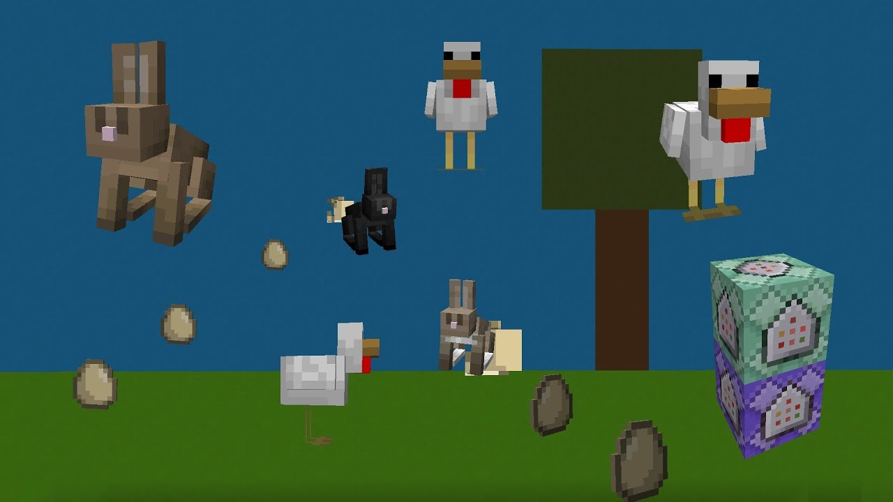 Spawn White Rabbit Command Minecraft Command Block Tutorial | How to Summon a Rabbit from an Egg - YouTube
