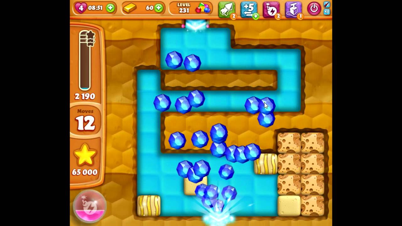 Diamond Digger Saga level 231 no boosters 😈