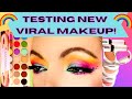 VIRAL NEW MAKEUP FIRST IMPRESSIONS/ TUTORIAL/REVIEW | Testing New Makeup, Lunar Beauty Palette 2021