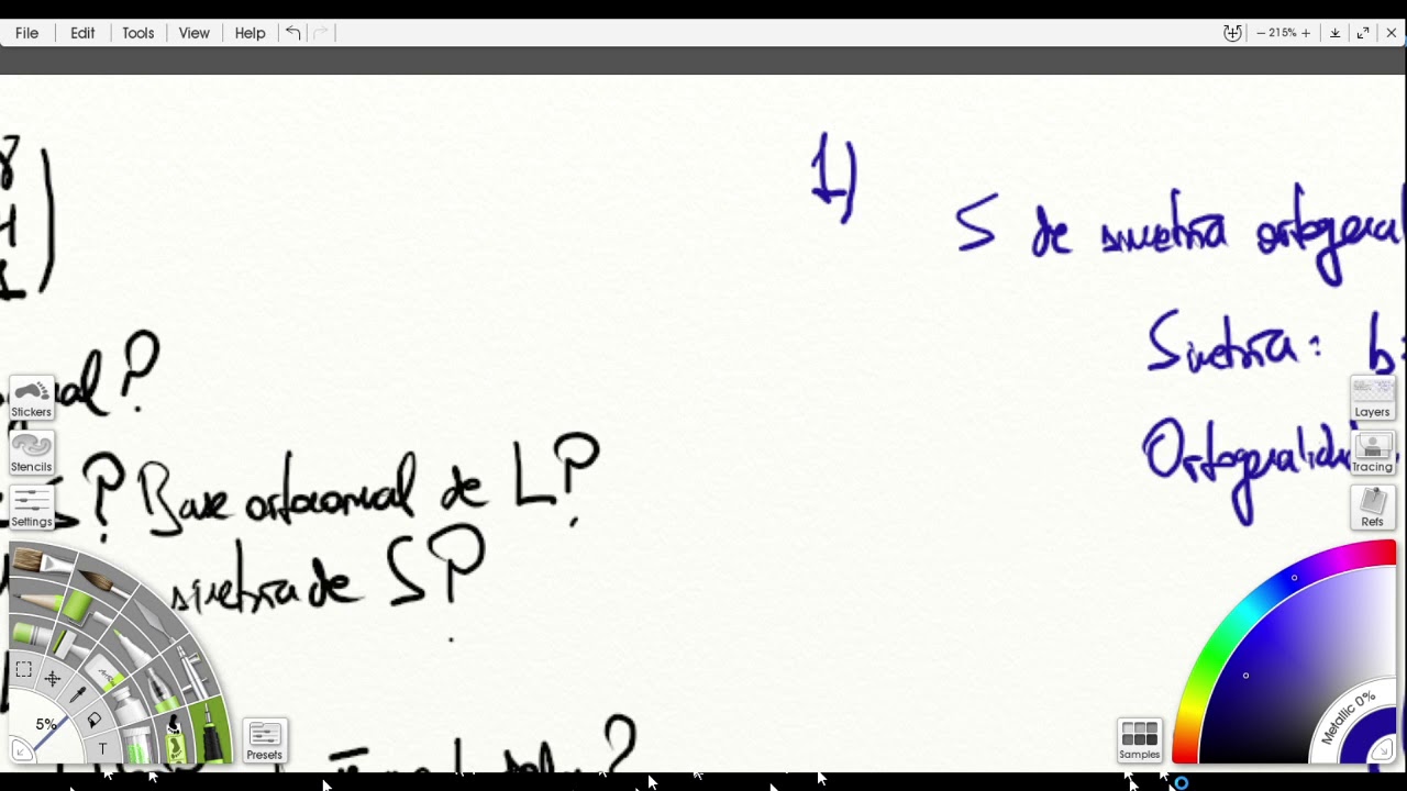 Álgebra GITI ETSII UPM - Ejercicio 4.11 (Matriz de simetría ortogonal)