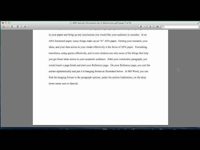 APA Style Conclusion and References YouTube