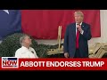 Texas Gov. Abbott endorses Trump for President in 2024 | LiveNOW from FOX