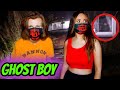 Creepy Ghost Boy Stands by Car in Haunted Museum | Paranormal Investigation