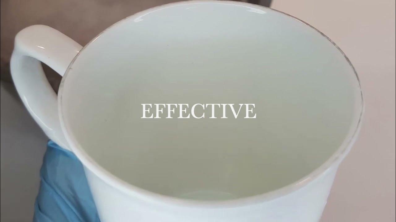 DIY How to Clean tea/coffee stains from cup & mugs EasilyUseful