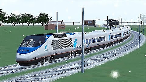 Train Sim - Japan Using Acela Express in Snowy Day - Simulasi Kereta Api