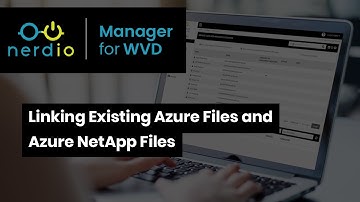 Linking Existing Azure Files and Azure NetApp Files - Nerdio Manager for Enterprise Demo of the Day