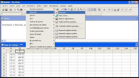 Minitab regresión lineal simple hipótesis de ajuste del modelo (anova) 1