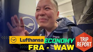 TRIP REPORT (4K) - LUFTHANSA LH11350 ECONOMY FRA - WAW