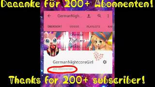 Thanks for 200+ subscriber! ♡