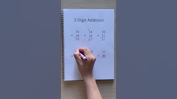 2 Digit Addition Worksheet | 1st 2nd Grade Math ✅💯 #maths #education #mathematics #addition #math