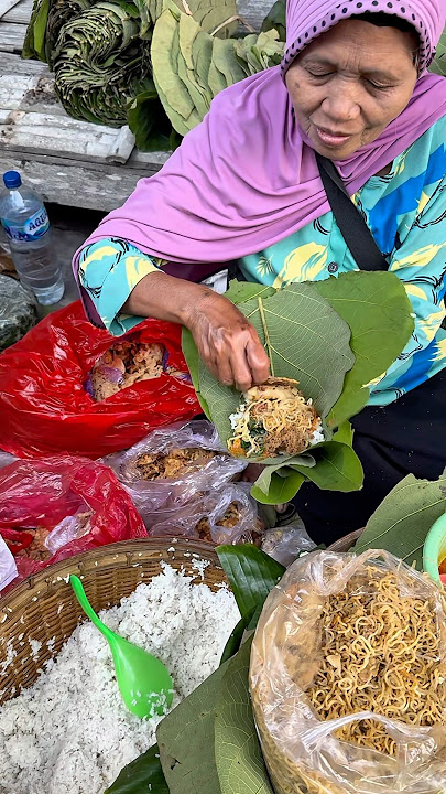 Jati pecel godhong rice, price 3 thousand