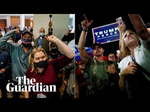 ?Stop the vote? and ?count the votes?, say protesting Trump supporters