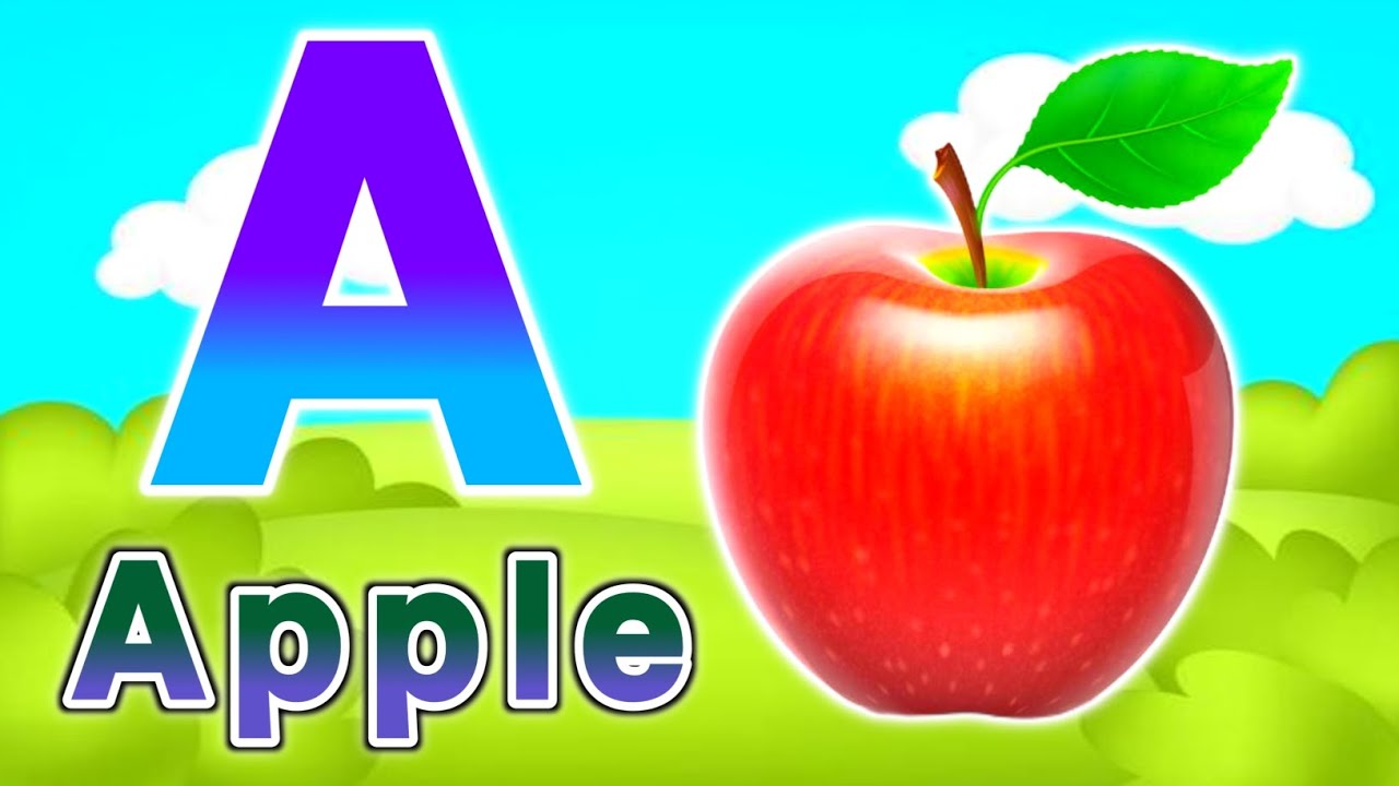 Phonics Song with TWO Words - A For Apple - ABC Alphabet Songs with ...
