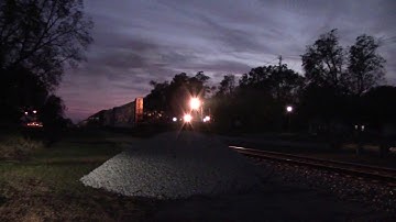 CSXT F732-03 GP38-3 Works Hard in Notch 8 to get back to the Yard the Crew is almost on the Law