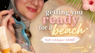 تعال أجهزك للبحر 🏖 | Getting You Ready for the Beach ☀️ Soft Whisper ASMR screenshot 4