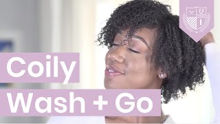 Best Wash and Go Ever On Coily Hair ( 4B Hair ) - The CurlMix Method