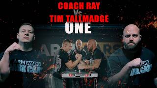 COACH RAY Vs ‘ICEBERG’ TIM TALLMADGE - THEIR FIRST MATCH AT ARM WARS ‘DARK CARD’