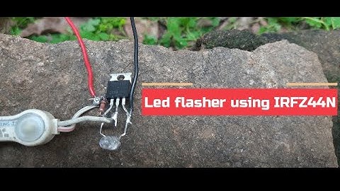 Amazing led flasher circuit using IRFZ44N | @Electronic Projects | #27 | Circuiter Tamil