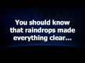 Sarah Solovay - Raindrops Lyrics