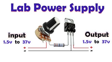 🔴LM317 Based 1.5 to 37 Volt Variable DC Power Supply for Lab in Hindi