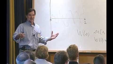 2008 Methods Lecture, Mark Watson, "The Functional Central Limit Theorem and Testing for Time..."