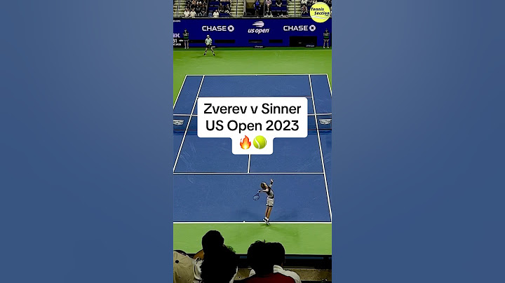 Zverev vs Sinner US Open 2023 Point 🔥🎾 #tennis #usopen #tennisplayer