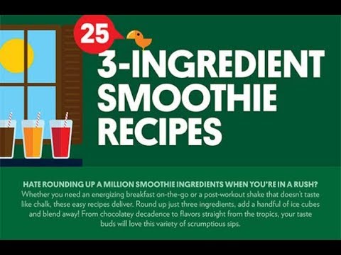 24 easy 3 ingredient breakfast smoothies recipes youtube