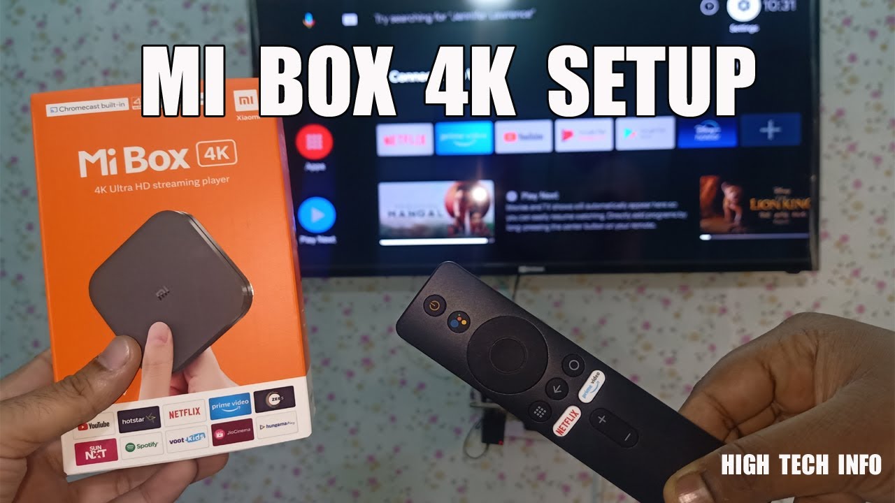 Xiaomi MI Box 4K Full Setup   How to Setup MI Box 4K