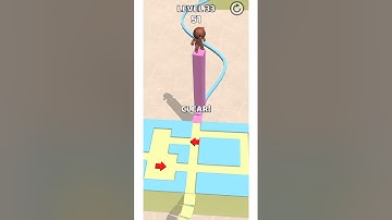 teddy bear in pink tiles earned 39 coins in stacky Dash level-33 #shorts