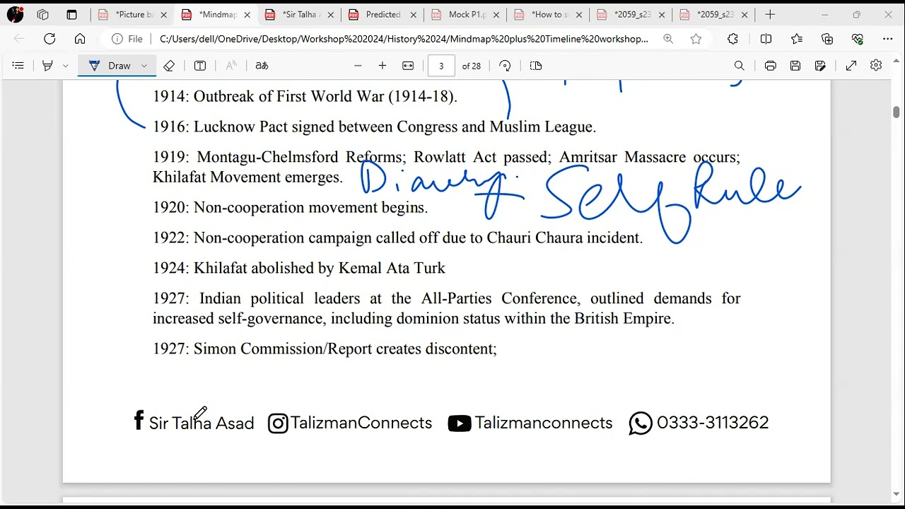 Sir Talha Asad History Online Workshop May June 2024 2nd session