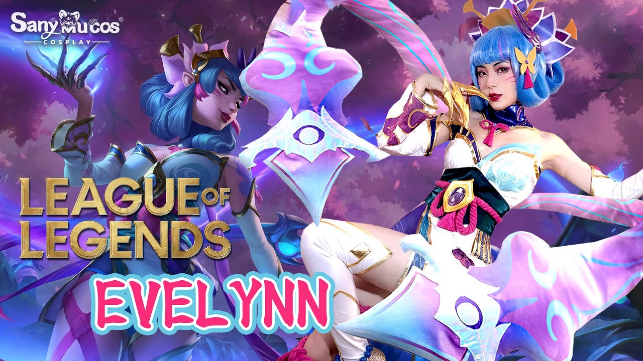【SanyMuCos】League of Legends Spirit Blossom Evelynn Cosplay Costume Plus Size Detail Show
