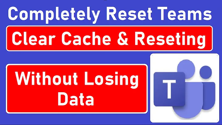 How to Clear Cache & Completely Reset Microsoft Teams App | How to Login Clearly in Teams on Windows