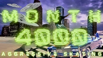 “Month 4000” aggressive inline skating month 4-5 progression