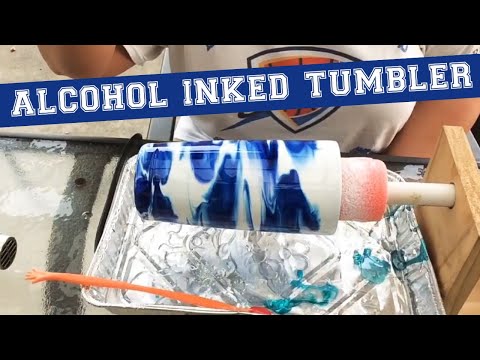 How Do You Use Alcohol Ink When Making Tumblers
