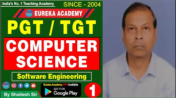 EMRS DSSSB KVS PGT TGT COMPUTER SCIENCE, (Software Engineering) CLASS-1 By Shailesh Sir NVS UP emrs