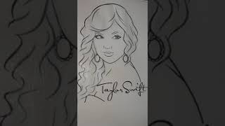 Taylor Swift Coloring Page Hair paint with roller and glitter 9