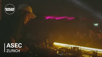 ASEC Live | Boiler Room x Adroit Zurich