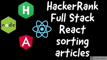 Hacker Rank Full Stack React sorting articles #13
