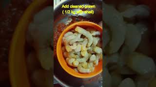 Chettinad Style Prawn Gravy/Prawn Thokku/இறால் தொக்கு #shorts