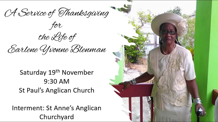 A service of Thanksgiving for the Life of Earlene ...