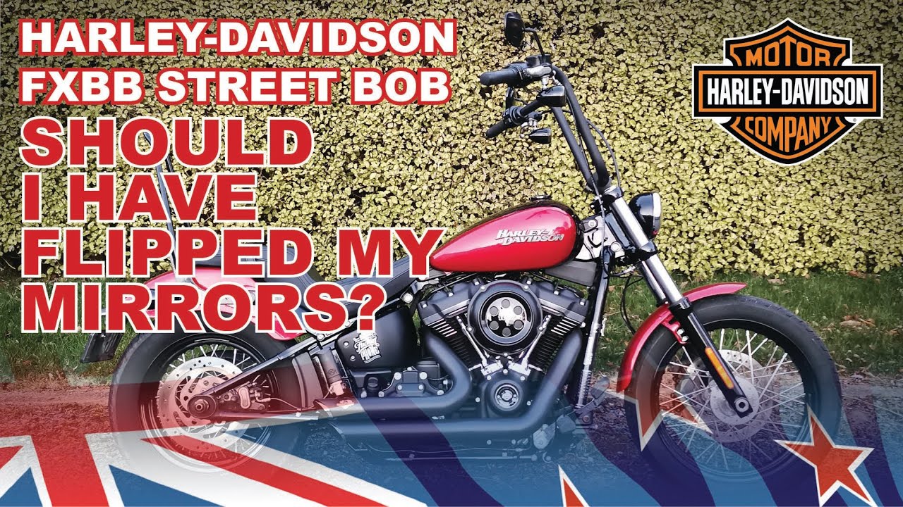 Should I Have Flipped My Mirrors Harley Davidson Fxbb Street Bob Youtube