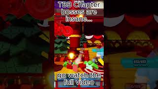 TBB chapter 5 bosses are wild #roblox #new #update #showcase #fyp #fypシ