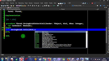 Delphi 20 StringGrid / 5 Click Cells Update